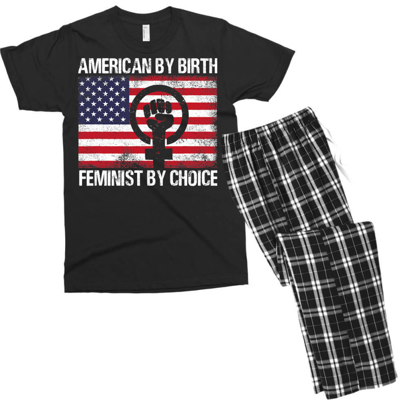 American Birth Feminist Choice Women Men's T-shirt Pajama Set by EnturArt | Artistshot