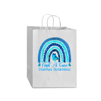 Diabetes Diabetic Find A Cure Leopard Rainbow Butterfly 141 Diabetes A Mart Paper Bag -13 X 7 X 17 | Artistshot