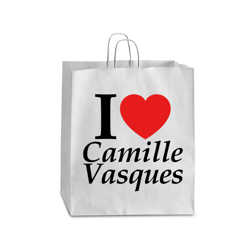 I Love Camille Vasques - White Queen Paper Bag - 16 X 6 X 19 1/4 | Artistshot