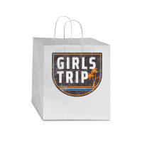 Womens Matching Girls Trip   Vacation Weekend Road Trip T Shirt Star Paper Bag - 13 X 7 X 13 | Artistshot