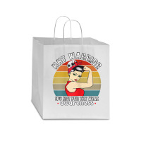 Womens Hht Warrior Women Awareness T Shirt Star Paper Bag - 13 X 7 X 13 | Artistshot