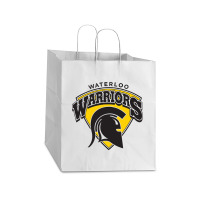 Waterloo Warriors Take Out Paper Bag - 14 X 10 X 15 1/2 | Artistshot