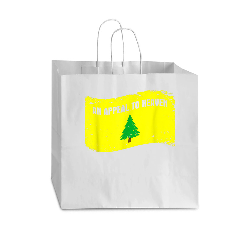 An Appeal To Heaven  Founding Fathers Pine Tree Flag T Shirt Vogue Paper Bag - 16 X 6 X 12 | Artistshot