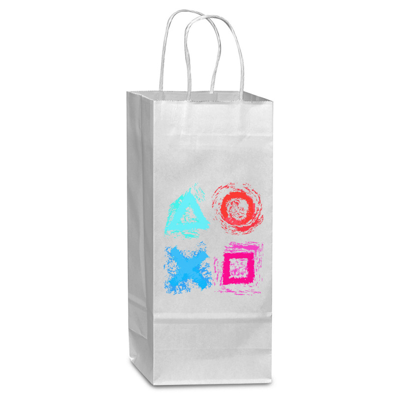 Gamer Gift T  Shirt Gambling Gamer Nerd Gift Game Level Console T  Shi Wine Paper Bag - 5 1/2 X 3 1/4 X 13 | Artistshot