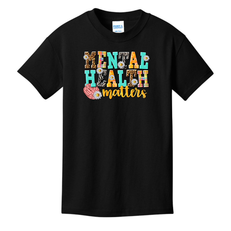 Mental Health Matters Basic Youth T-shirt by NancyCooperArtShop | Artistshot