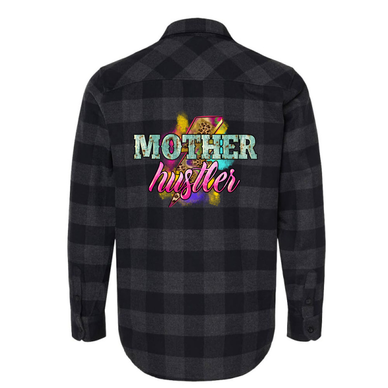 Mother Hustler Lightning Bolt Flannel Shirt by NancyCooperArtShop | Artistshot