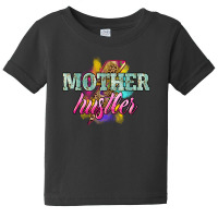 Mother Hustler Lightning Bolt Baby Tee | Artistshot