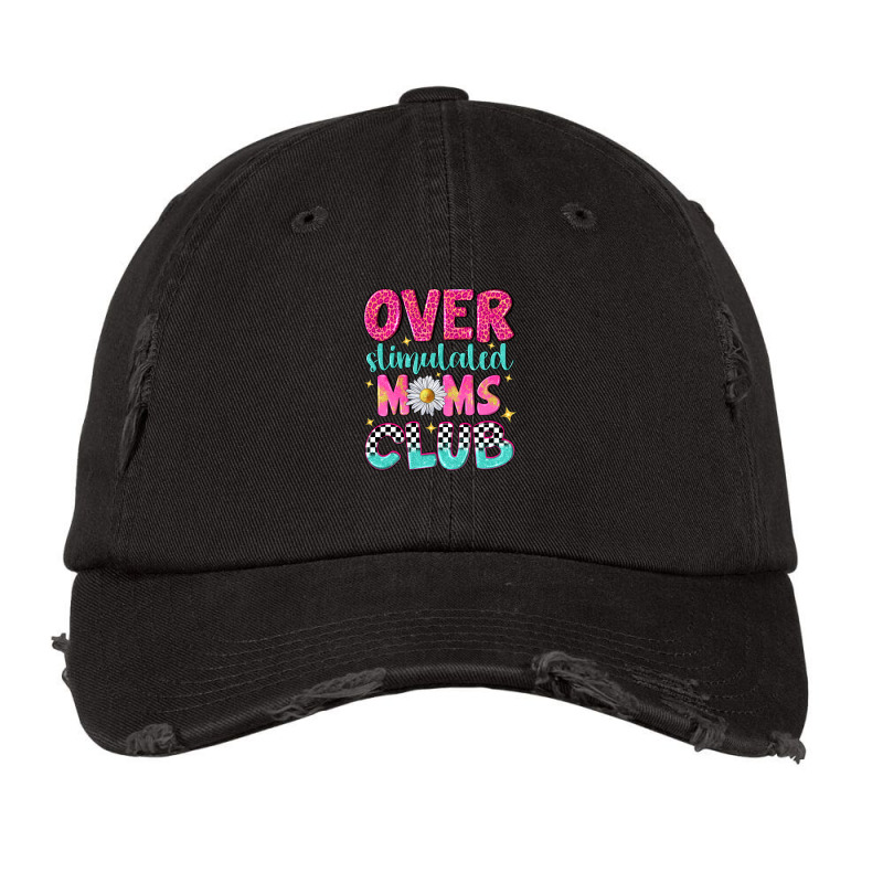 Over Stimulated Moms Club Vintage Cap by NancyCooperArtShop | Artistshot