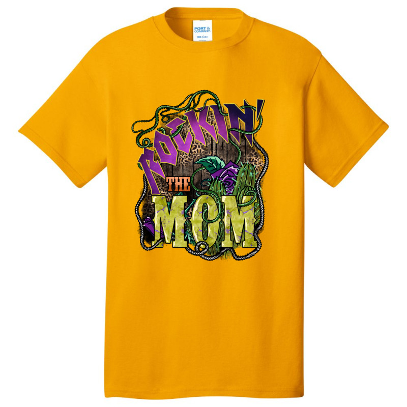 Rockin The Mom Basic T-shirt | Artistshot