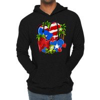 Puerto Rico Hearts Lightweight Hoodie | Artistshot