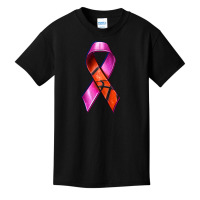 Breast Cancer Ribbon Basketball Basic Youth T-shirt | Artistshot