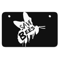 Save The Bees Atv License Plate | Artistshot