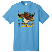 Yeehaw Bull Skull Basic T-shirt | Artistshot