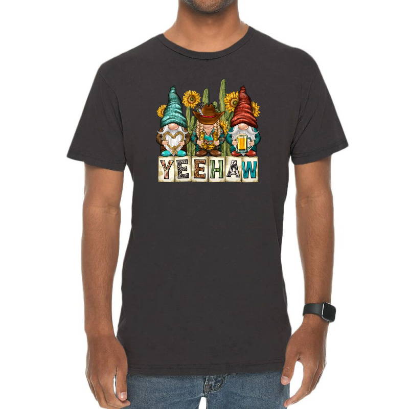 Yeehaw With Gnomies Vintage T-shirt | Artistshot