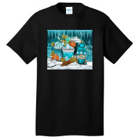 Winter Coffee Cups With Gnome Basic T-shirt | Artistshot