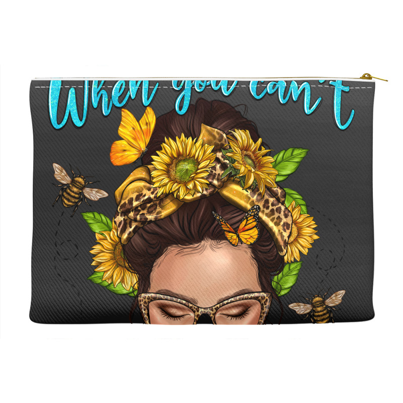 When You Cant Find The Sunshine Be The Sunshine Me Accessory Pouches | Artistshot