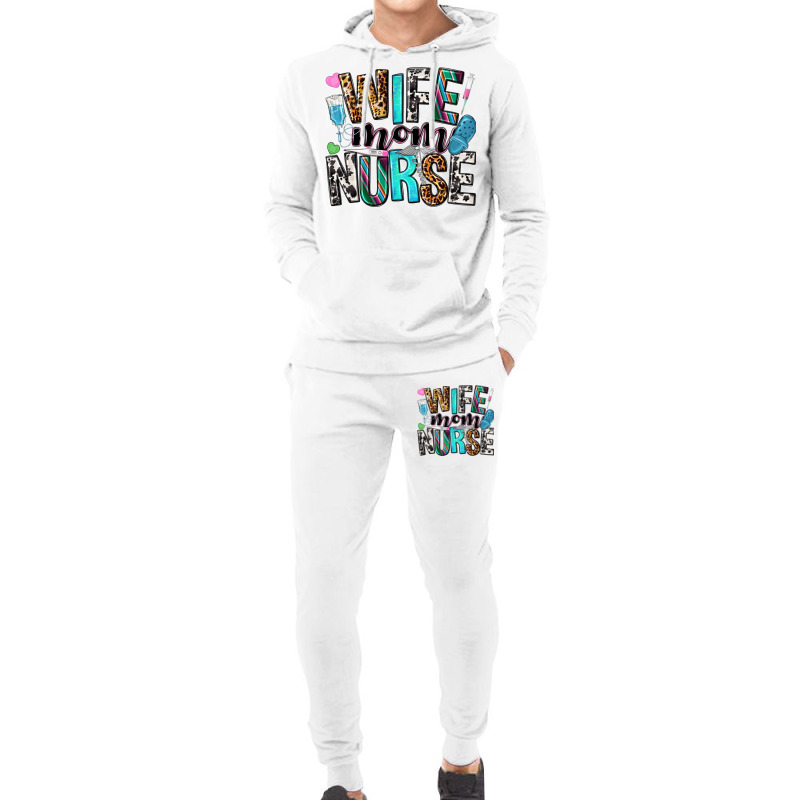 Wife Mom Nurse Hoodie & Jogger Set | Artistshot