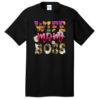 Wife Mom Boss Daisy Basic T-shirt | Artistshot