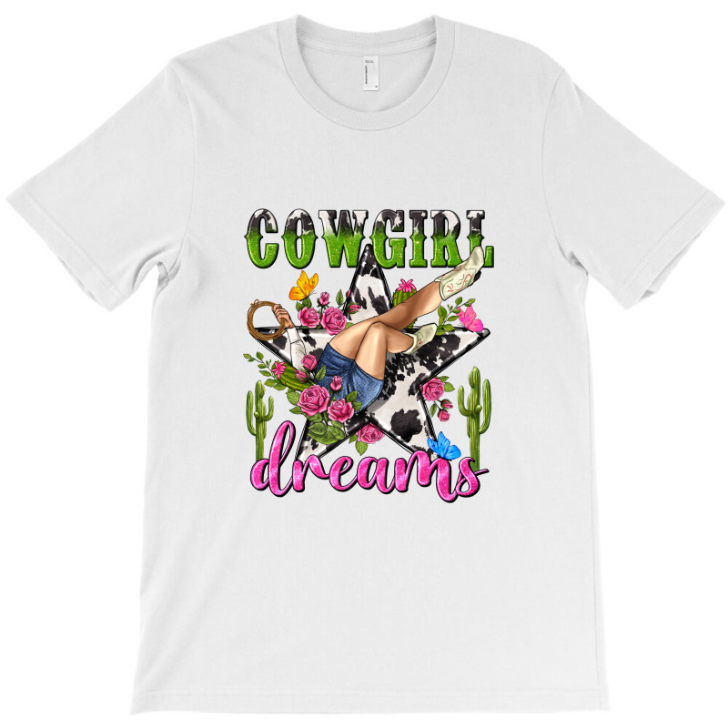 Western Rodeo Cowgirl Dreams T-shirt | Artistshot