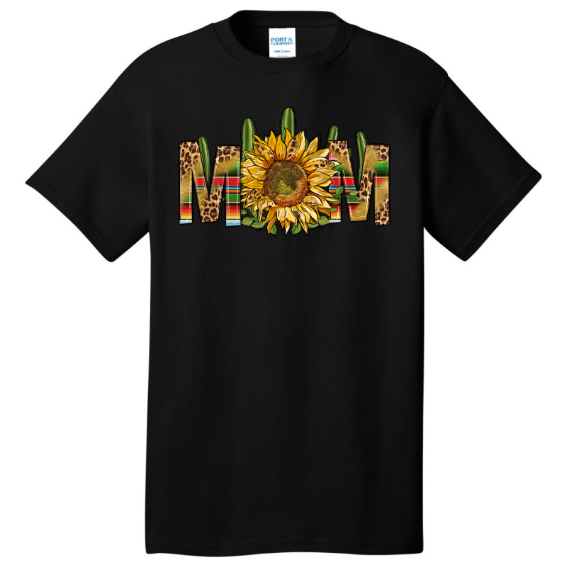 Western Mom With Sunflower Basic T-shirt | Artistshot