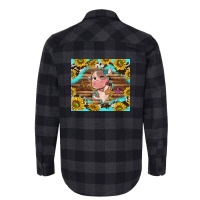 Western Cute Cow With Sunflower Flannel Shirt | Artistshot