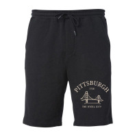 Pittsburgh The Steel City Fleece Short | Artistshot