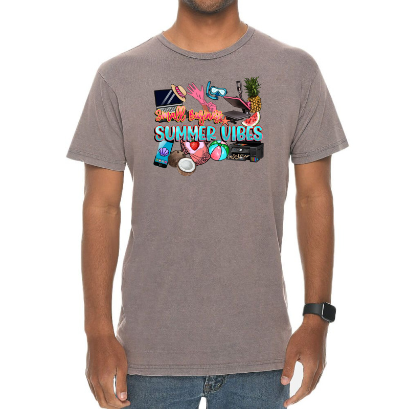 Small Businesses Summer Vibe Vintage T-shirt | Artistshot