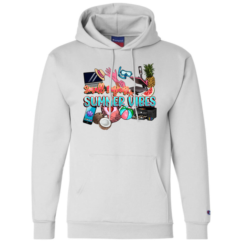 Small Businesses Summer Vibe Champion Hoodie | Artistshot