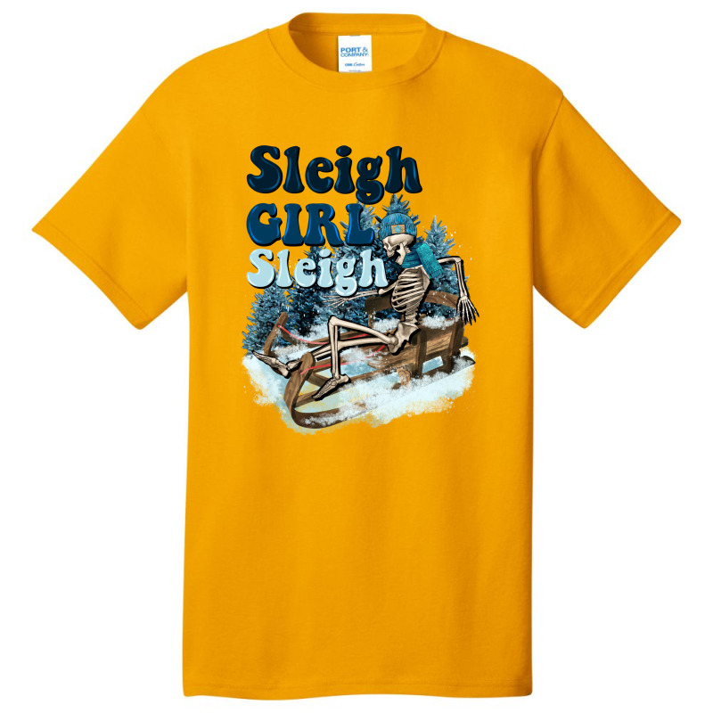 Sleigh Girl Sleigh Skeleton Basic T-shirt | Artistshot