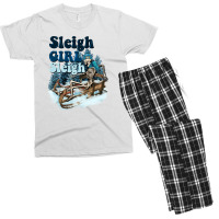 Sleigh Girl Sleigh Skeleton Men's T-shirt Pajama Set | Artistshot