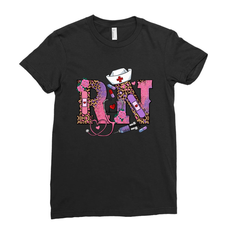 Valentines Day Rn Registered Nurse Ladies Fitted T-shirt | Artistshot