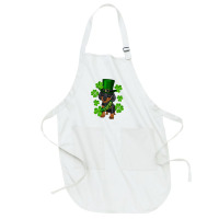 St. Patricks Day Lucky Dachshund Puppy Full-length Apron | Artistshot