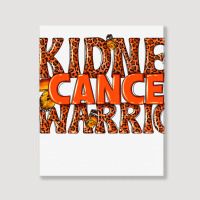 Kidney Cancer Warrior Portrait Canvas Print | Artistshot