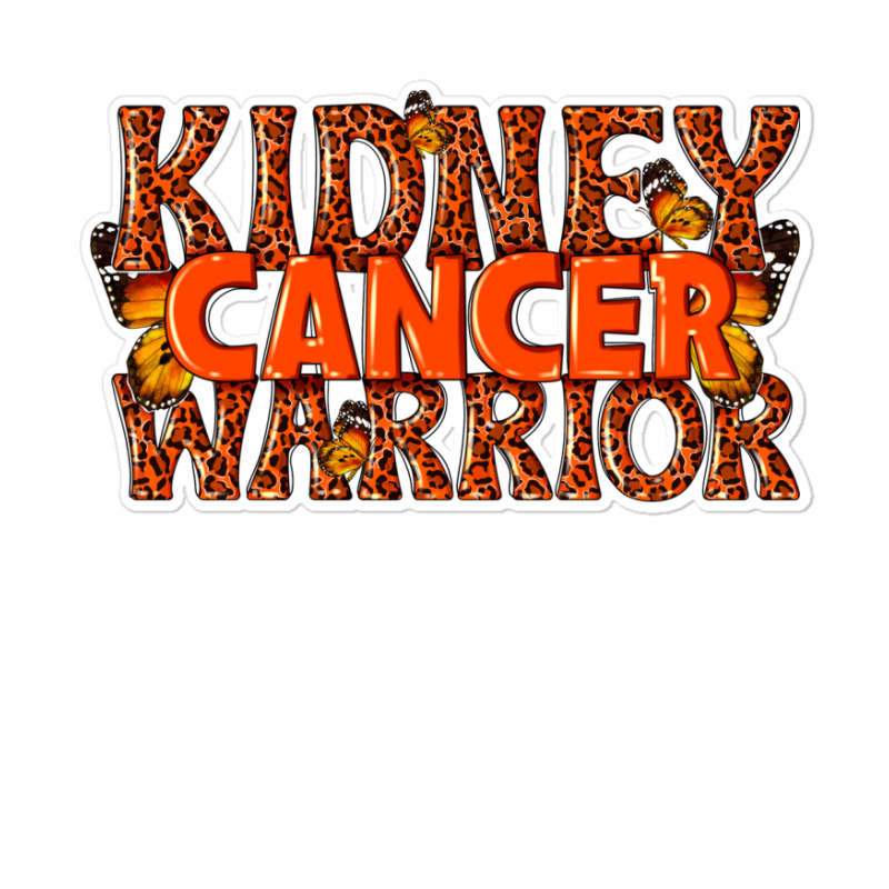 Kidney Cancer Warrior Sticker | Artistshot