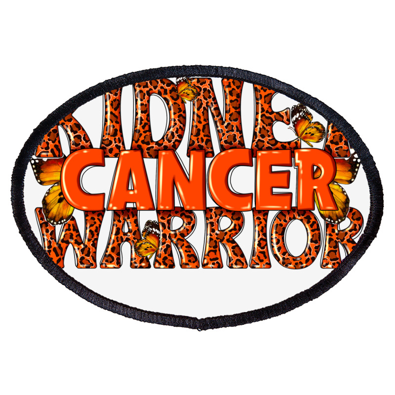 Kidney Cancer Warrior Oval Patch | Artistshot