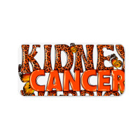 Kidney Cancer Warrior Bicycle License Plate | Artistshot