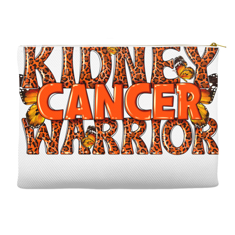 Kidney Cancer Warrior Accessory Pouches | Artistshot