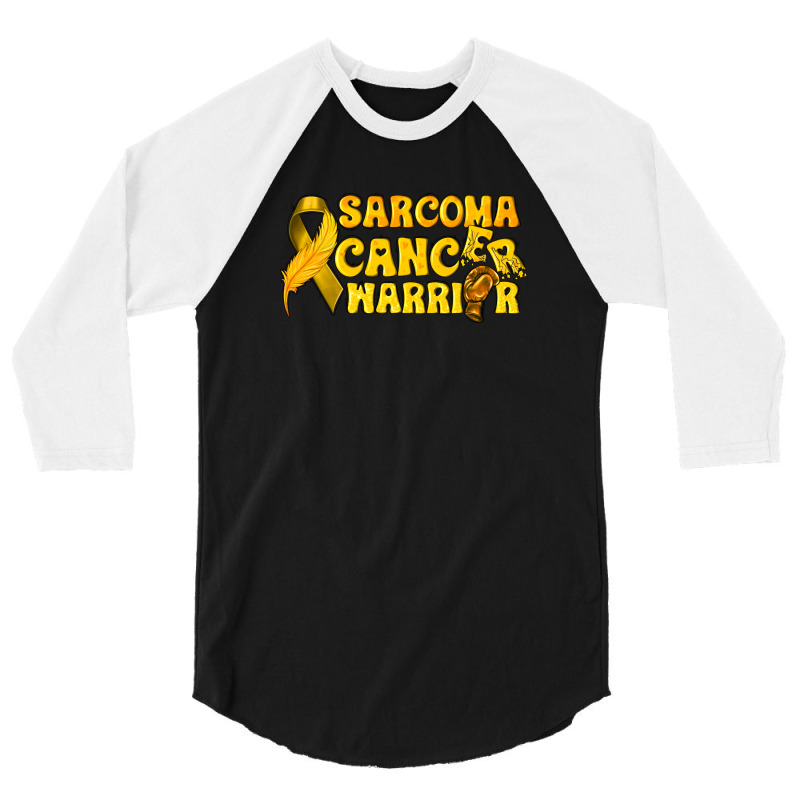 Sarcoma Cancer Worrior 3/4 Sleeve Shirt | Artistshot