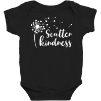 Dandelion Scatter Kindness & Be Kind Matching Family Gifts Long Sleeve Baby Bodysuit | Artistshot