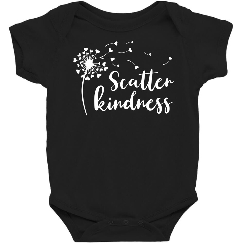 Dandelion Scatter Kindness & Be Kind Matching Family Gifts Long Sleeve Baby Bodysuit by phuongvu | Artistshot