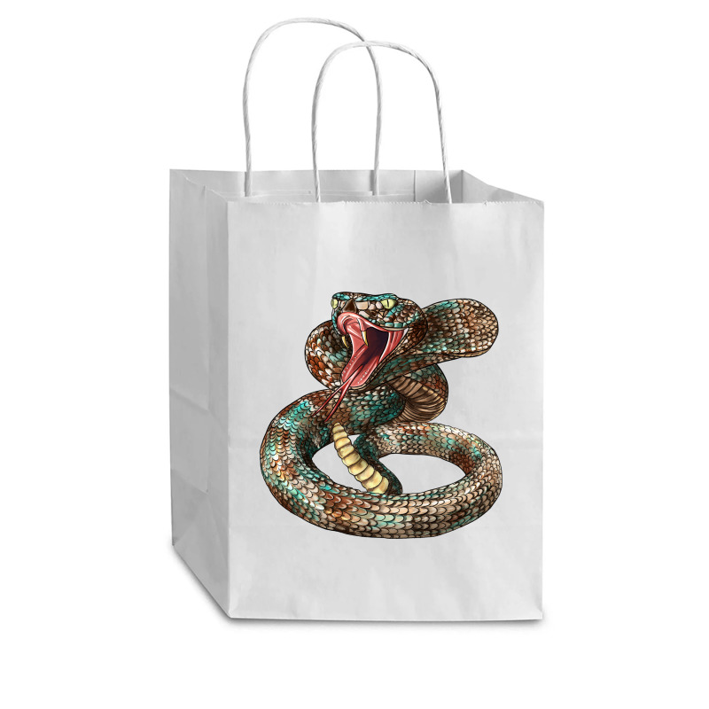 Rattle Snake Cub Paper Bag - 8 X 4 1/2 X 10 1/4 | Artistshot