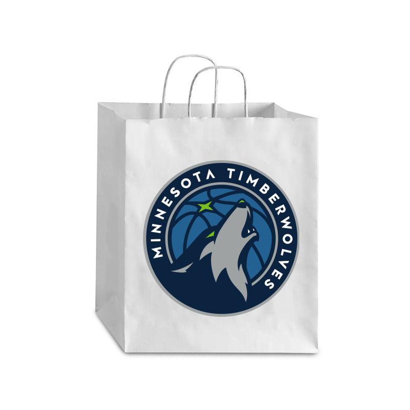 The-minnesota-timberwolves-pen Debie Paper Bag - 10 X 5 X 13 | Artistshot