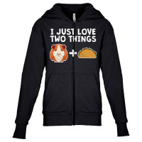 Funny Guinea Pig Taco Lover Furry Youth Zipper Hoodie | Artistshot