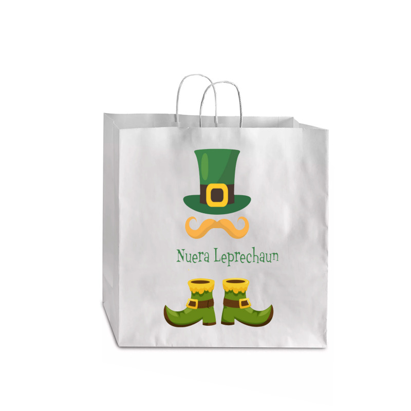 Leprechaun St Patricks Day Jumbo Paper Bag - 18 X 7 X 18 3/4 | Artistshot