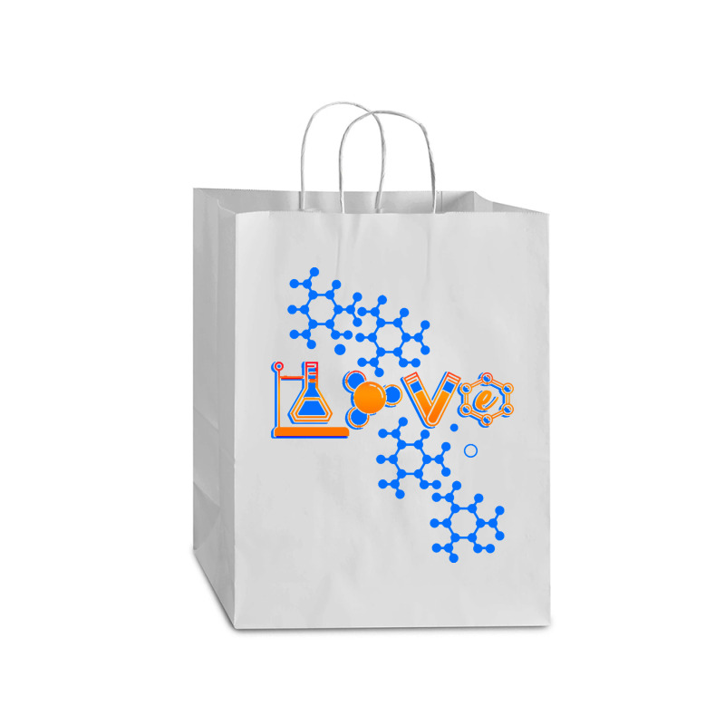 Chemistry T  Shirt Love Chemistry Science Laboratory Medicine Pharmaci Mart Paper Bag -13 X 7 X 17 | Artistshot