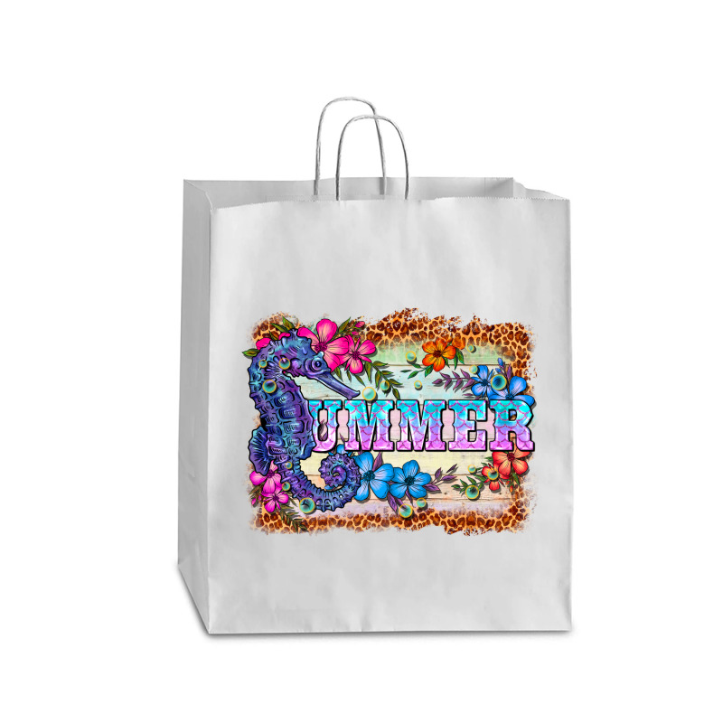 Seahorse Summer Queen Paper Bag - 16 X 6 X 19 1/4 | Artistshot