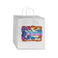 Seahorse Summer Star Paper Bag - 13 X 7 X 13 | Artistshot