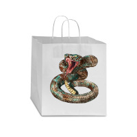 Rattle Snake Star Paper Bag - 13 X 7 X 13 | Artistshot