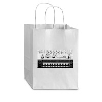 Tr 606 House Music Design Faded Distressed Style Cub Paper Bag - 8 X 4 1/2 X 10 1/4 | Artistshot