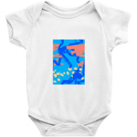 Triangulum Triangulum And Rose Hand Drawn Seamless Pattern With Cora Baby Bodysuit | Artistshot